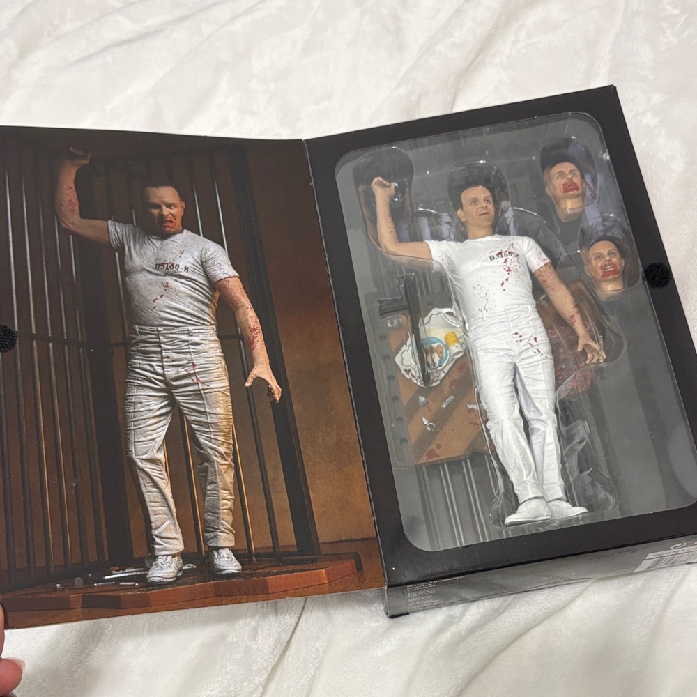 Hannibal Lecter Action Figure Silence Of The Lambs. Interchangeable heads